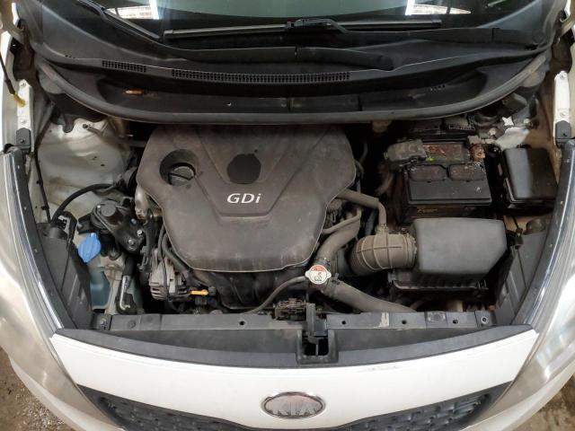 KNADM4A32D6239636 - 2013 KIA RIO LX WHITE photo 11