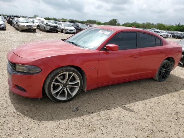 2C3CDXCT9FH825429 - 2015 DODGE CHARGER R/T RED photo 1