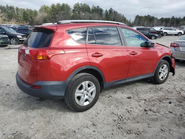 2T3BFREV1EW176087 - 2014 TOYOTA RAV4 LE RED photo 3