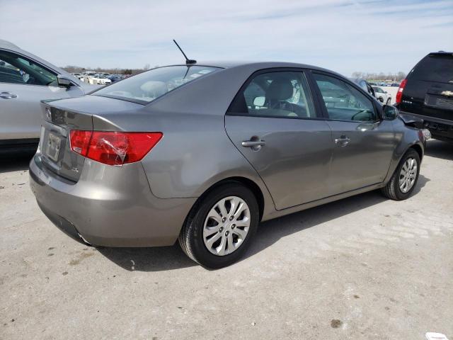 KNAFU4A2XB5450845 - 2011 KIA FORTE EX GRAY photo 3