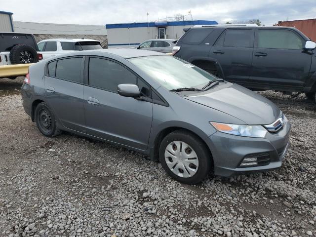 JHMZE2H50DS001162 - 2013 HONDA INSIGHT LX GRAY photo 4