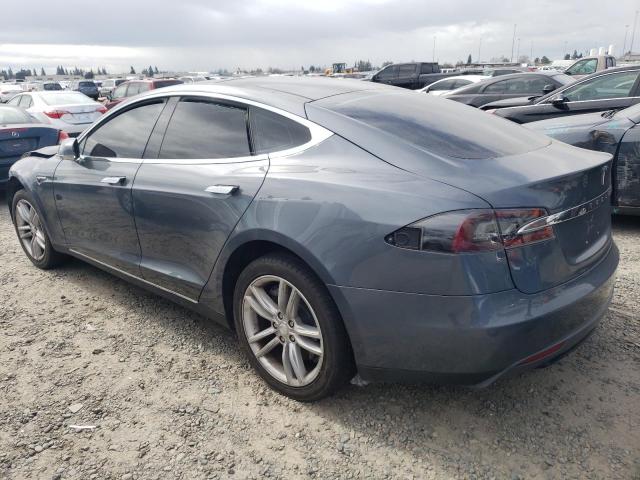 5YJSA1S11EFP40702 - 2014 TESLA MODEL S ნაცრისფერი ფოტო 2