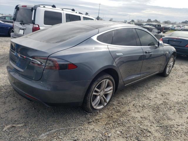 5YJSA1S11EFP40702 - 2014 TESLA MODEL S ნაცრისფერი ფოტო 3