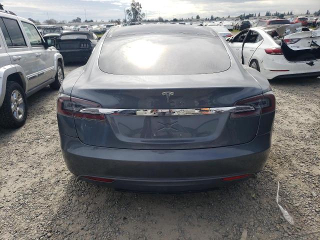 5YJSA1S11EFP40702 - 2014 TESLA MODEL S ნაცრისფერი ფოტო 6