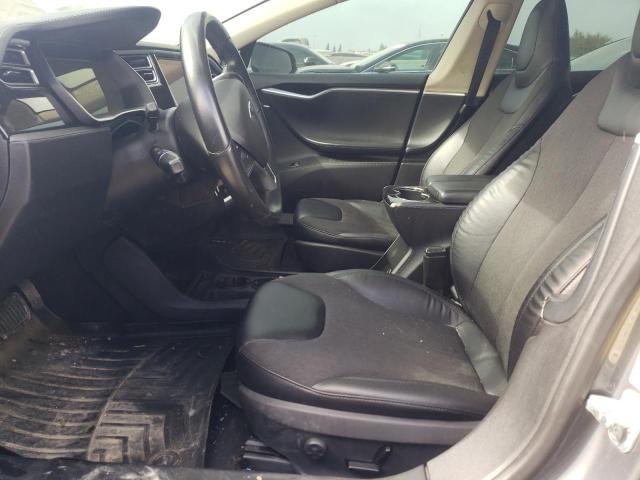 5YJSA1S11EFP40702 - 2014 TESLA MODEL S ნაცრისფერი ფოტო 7