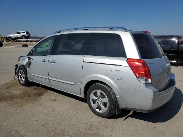 5N1BV28U59N105237 - 2009 NISSAN QUEST S SILVER photo 2