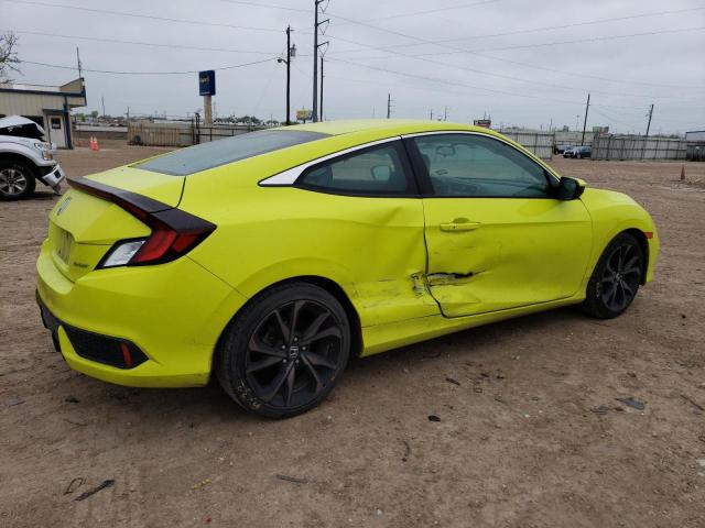2HGFC4B88KH304205 - 2019 HONDA CIVIC SPORT 黄色 照片 3