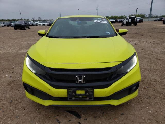 2HGFC4B88KH304205 - 2019 HONDA CIVIC SPORT 黄色 照片 5