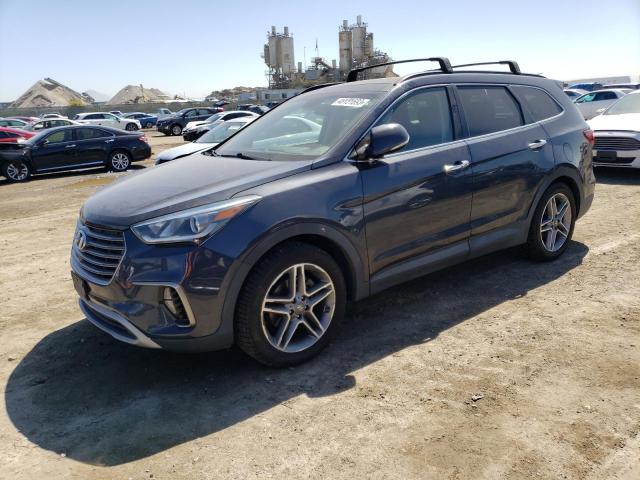 KM8SR4HF8HU201272 - 2017 HYUNDAI SANTA FE SE ULTIMATE BLUE photo 1