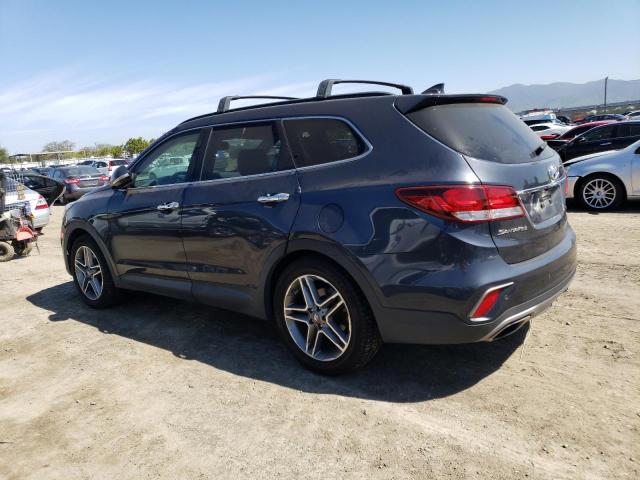 KM8SR4HF8HU201272 - 2017 HYUNDAI SANTA FE SE ULTIMATE BLUE photo 2