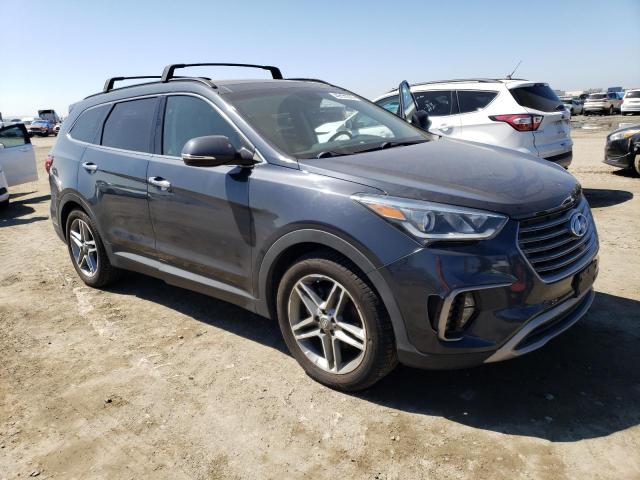 KM8SR4HF8HU201272 - 2017 HYUNDAI SANTA FE SE ULTIMATE BLUE photo 4