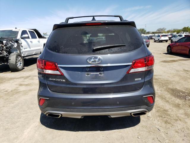 KM8SR4HF8HU201272 - 2017 HYUNDAI SANTA FE SE ULTIMATE BLUE photo 6