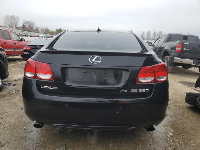 JTHCE96S870011655 - 2007 LEXUS GS 350 BLACK photo 6