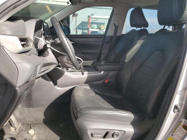 5TDGZRAH0MS038103 - 2021 TOYOTA HIGHLANDER XLE 银色 照片 7
