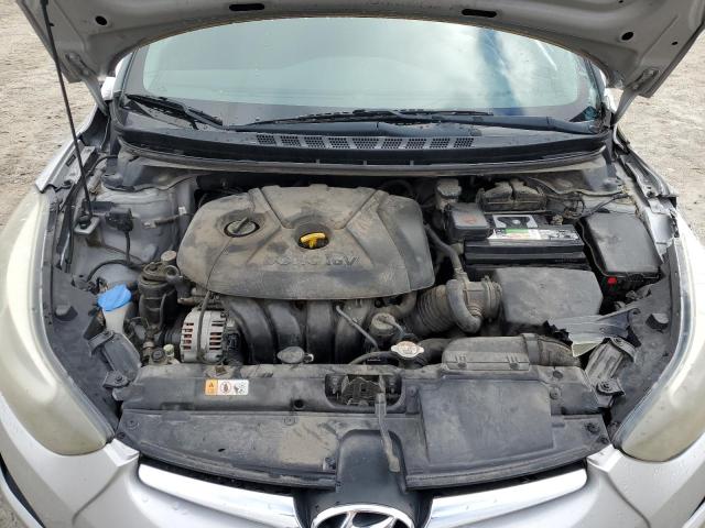 5NPDH4AE0EH479591 - 2014 HYUNDAI ELANTRA SE SILVER photo 11