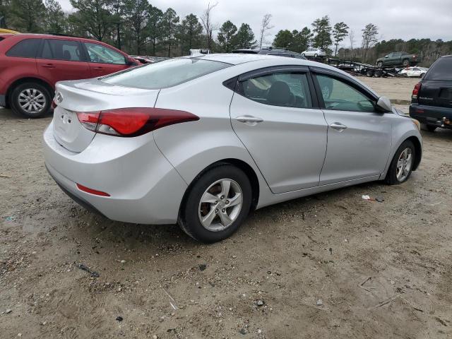 5NPDH4AE0EH479591 - 2014 HYUNDAI ELANTRA SE SILVER photo 3