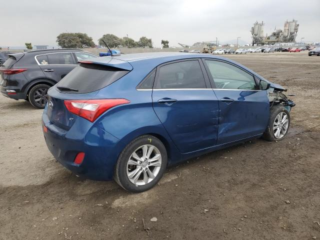 KMHD35LH0EU214120 - 2014 HYUNDAI ELANTRA GT BLUE photo 3