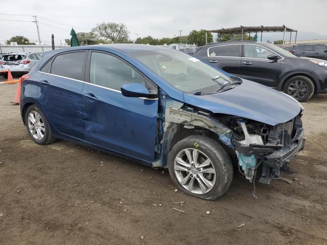 KMHD35LH0EU214120 - 2014 HYUNDAI ELANTRA GT BLUE photo 4