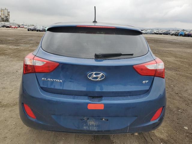 KMHD35LH0EU214120 - 2014 HYUNDAI ELANTRA GT BLUE photo 6