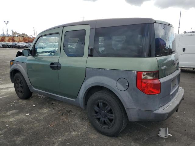 5J6YH28663L039432 - 2003 HONDA ELEMENT EX GREEN photo 2