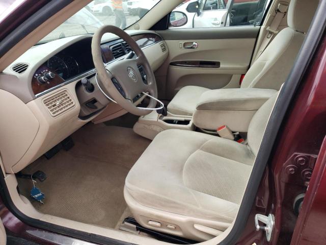 2G4WC582371151073 - 2007 BUICK LACROSSE CX BURGUNDY photo 7