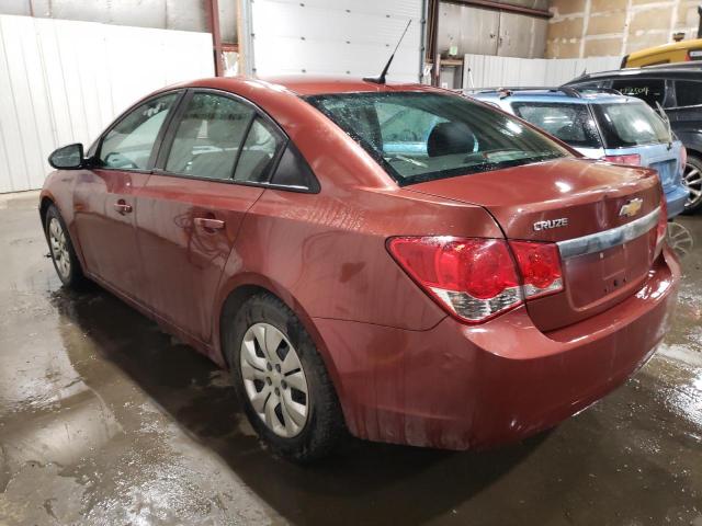 1G1PA5SH5D7111077 - 2013 CHEVROLET CRUZE LS ORANGE photo 2