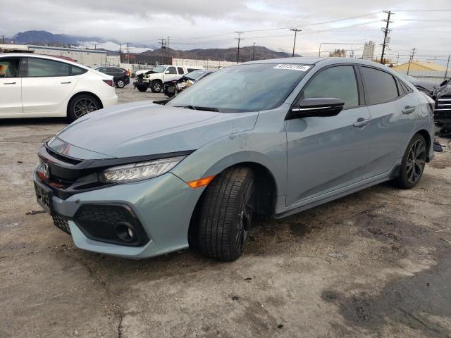 SHHFK7H92HU426753 - 2017 HONDA CIVIC SPORT TOURING GRAY photo 1