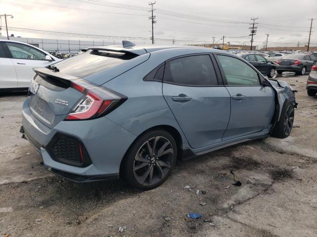 SHHFK7H92HU426753 - 2017 HONDA CIVIC SPORT TOURING GRAY photo 3