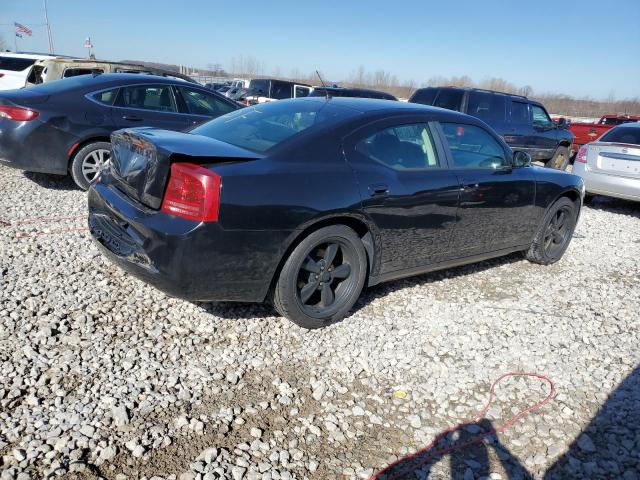 2B3KA43R08H277280 - 2008 DODGE CHARGER BLACK photo 3