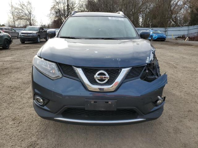 5N1AT2MV9GC900395 - 2016 NISSAN ROGUE S BLUE photo 5