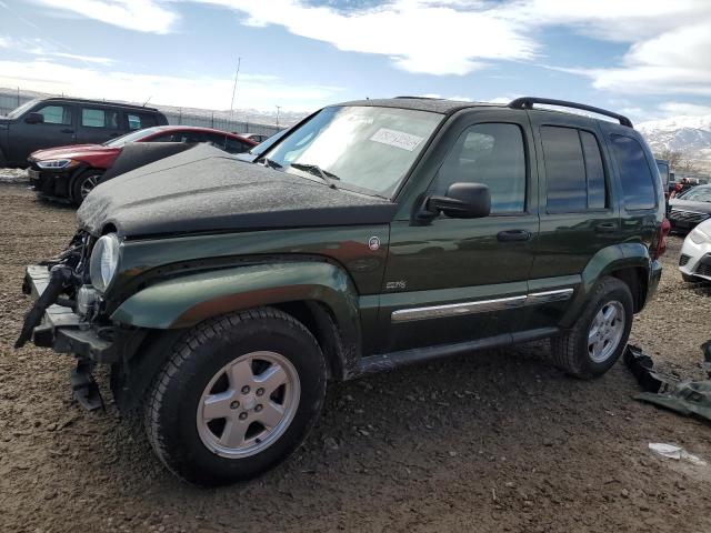 1J4GL48K56W294501 - 2006 JEEP LIBERTY SPORT GREEN photo 1