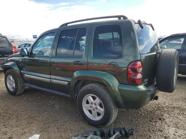 1J4GL48K56W294501 - 2006 JEEP LIBERTY SPORT GREEN photo 2