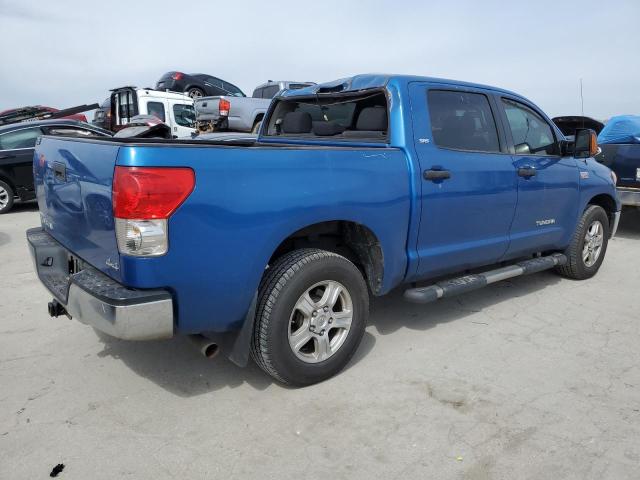 5TBDV54128S495404 - 2008 TOYOTA TUNDRA CREWMAX BLUE photo 3