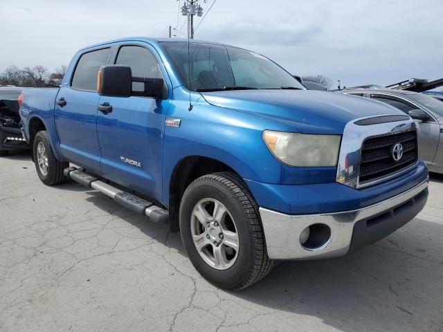 5TBDV54128S495404 - 2008 TOYOTA TUNDRA CREWMAX BLUE photo 4