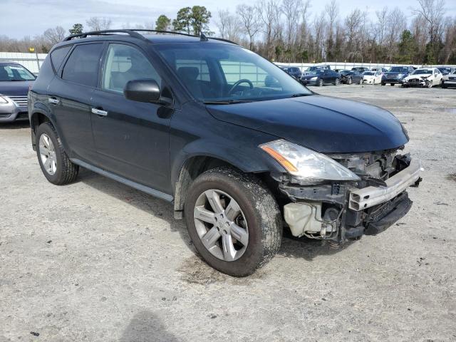 JN8AZ08W36W549463 - 2006 NISSAN MURANO SL BLACK photo 4