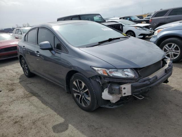 19XFB2F85DE087517 - 2013 HONDA CIVIC EX GRAY photo 4