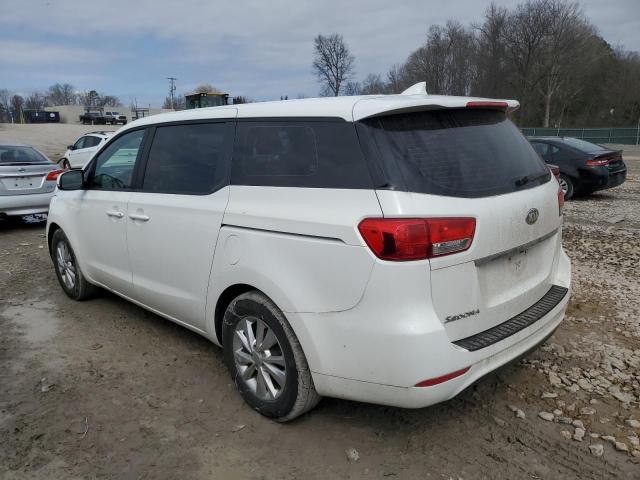 KNDMA5C11H6304477 - 2017 KIA SEDONA L WHITE photo 2