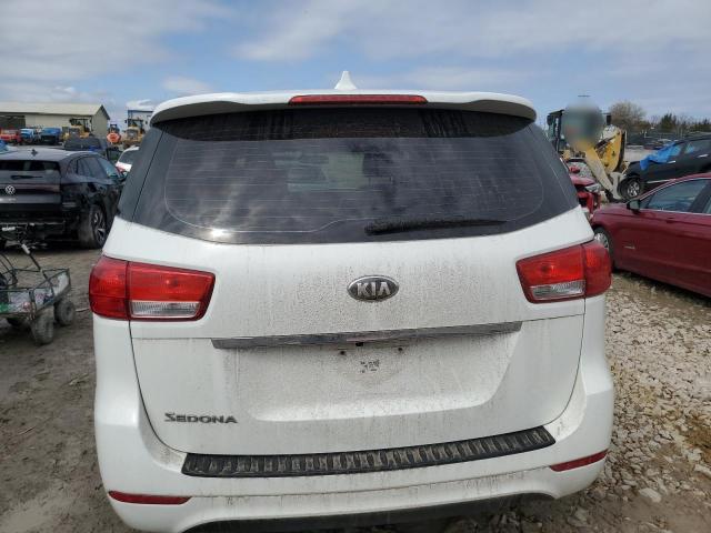 KNDMA5C11H6304477 - 2017 KIA SEDONA L WHITE photo 6