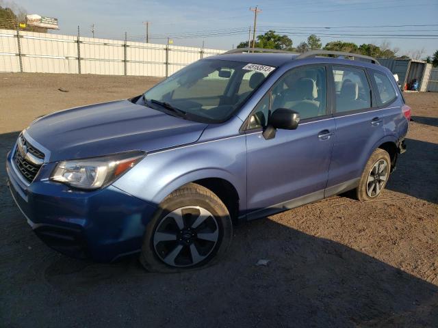 JF2SJABC0JH452912 - 2018 SUBARU FORESTER 2.5I BLUE photo 1