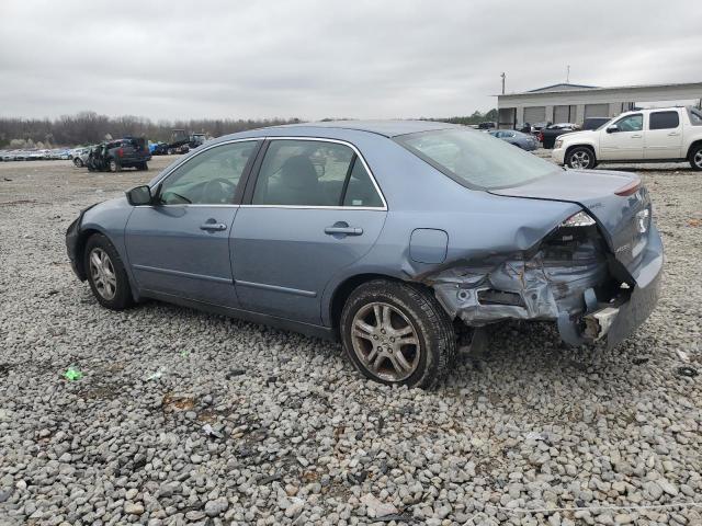 1HGCM56457A123436 - 2007 HONDA ACCORD LX BLUE photo 2