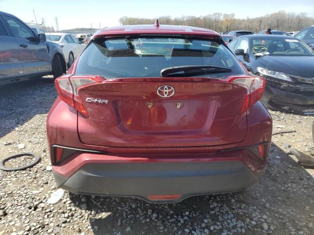 NMTKHMBX5JR042681 - 2018 TOYOTA C-HR XLE MAROON photo 6