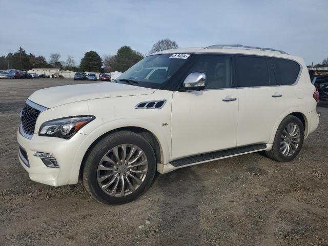 JN8AZ2NE5F9087865 - 2015 INFINITI QX80 WHITE photo 1