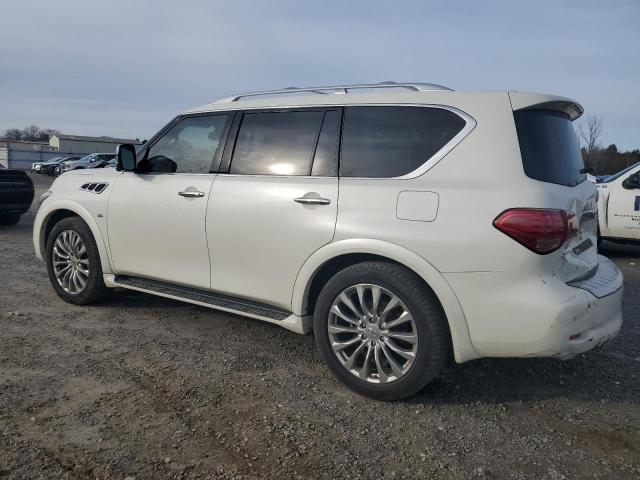 JN8AZ2NE5F9087865 - 2015 INFINITI QX80 WHITE photo 2