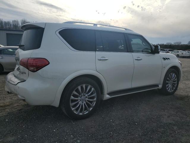 JN8AZ2NE5F9087865 - 2015 INFINITI QX80 WHITE photo 3