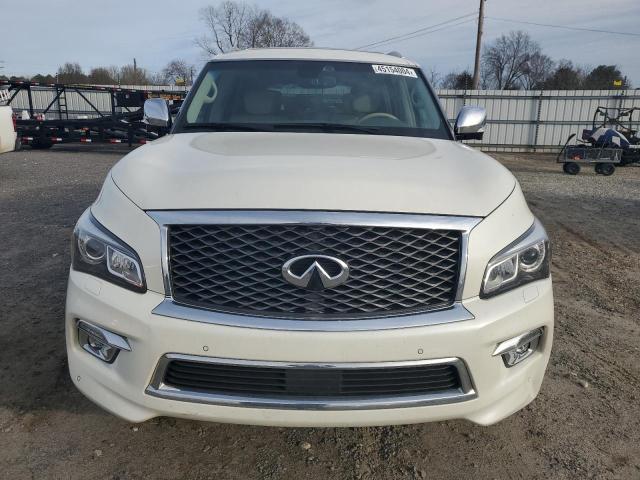 JN8AZ2NE5F9087865 - 2015 INFINITI QX80 WHITE photo 5