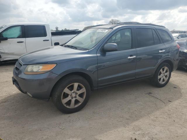 5NMSH13E57H065726 - 2007 HYUNDAI SANTA FE SE BLUE photo 1