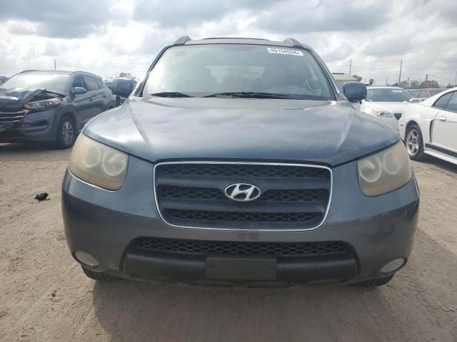 5NMSH13E57H065726 - 2007 HYUNDAI SANTA FE SE BLUE photo 5