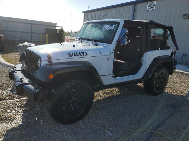 1C4AJWAG2FL604835 - 2015 JEEP WRANGLER SPORT WHITE photo 1