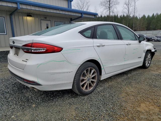 3FA6P0LU5HR285400 - 2017 FORD FUSION SE HYBRID WHITE photo 3