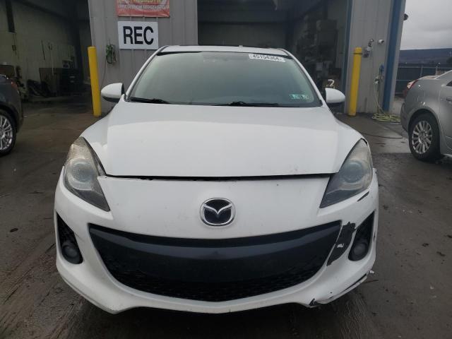 JM1BL1MP6D1754551 - 2013 MAZDA 3 I WHITE photo 5